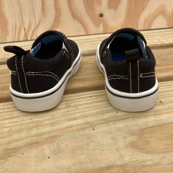 Wonder Nation Toddler Size 3 Canvas Shoes, Black - Picture 4 of 5